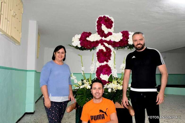 La Santa Cruz ya enramada (Foto TA)